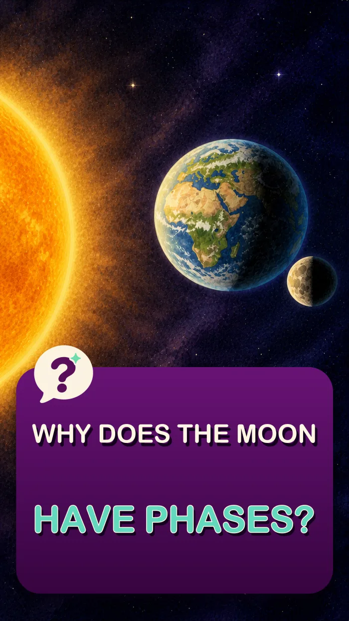 Why does the Moon have phases?