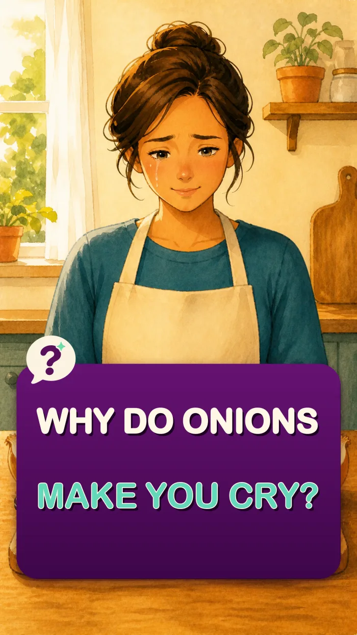 Why do onions make us cry?