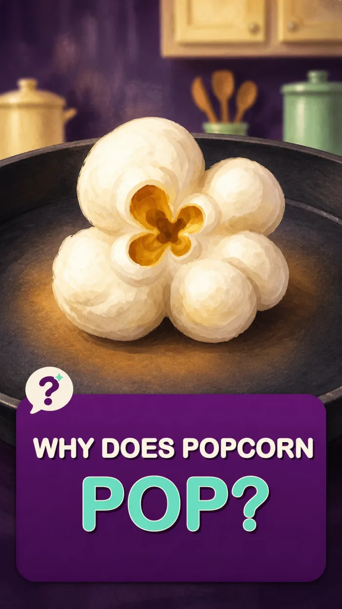 Why does popcorn pop?